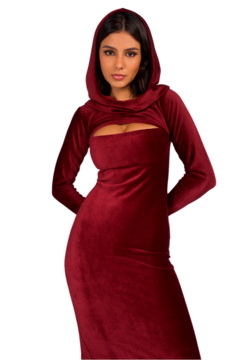 Vestido Alice Marsala on internet