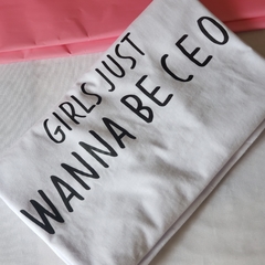 Camiseta Girls just wanna be CEO - loja online
