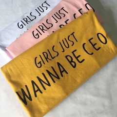 Camiseta Girls just wanna be CEO - comprar online