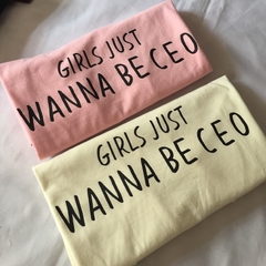 Imagem do Camiseta Girls just wanna be CEO