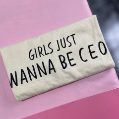 Camiseta Girls just wanna be CEO na internet