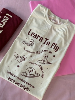 Imagem do Camiseta Learn to fly