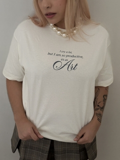 Imagem do camiseta Taylor Swift - I cry a lot, but I am so productive, it's an art