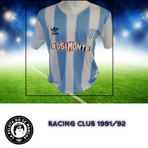 CAMISETA RETRO RACING 1991 92 LAPELOTANOSEMANCHA