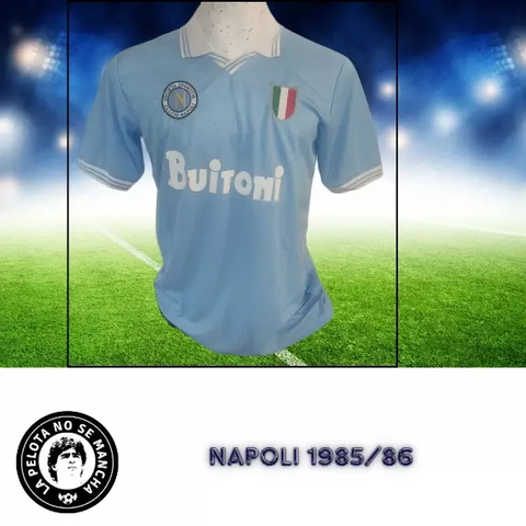 CAMISETA NAPOLI BUITONI CELESTE MARADONA
