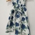 Vestido Ani -Azul Flores Grandes- - tienda online