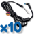 Pack x10 Cable Repuesto 4.5x3.0 mm HP DELL - Modelo 12