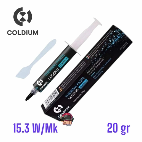 Pasta Térmica Coldium Legend 20g Powerful Overclock 15.3w/mk