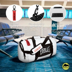 BOLSO DEPORTIVO EVERLAST Blanco + Llavero - comprar online