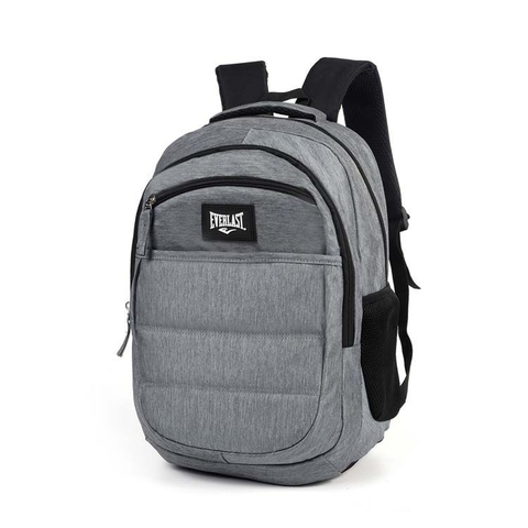 Mochila Everlast Urbana Gris 4 Compartimentos