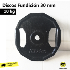 Disco Fundición 10 kg / 30 mm c/Agarre