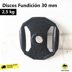 Disco Fundición 2,5 kg / 30 mm c/Agarre