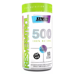 Resveratrol 500 Star Nutrition 60 Capsulas Antioxidante