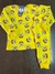 Pijama fleece Bob Esponja amarelo