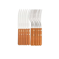 Set de 24 Cubiertos Tramontina Dynamic (12 Cuchillos y 12 Tenedores)