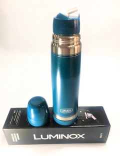 Termo Lumilagro Acero Inoxidable Luminox 1 L Azul - comprar online