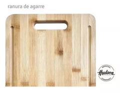 Tabla Picar Corta Hudson Madera Bambú Cocina 23x33 Cm - comprar online