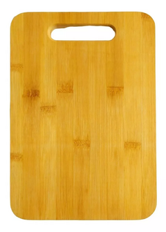 Tabla Picar Corta Hudson Madera Bambú Cocina 23x33 Cm