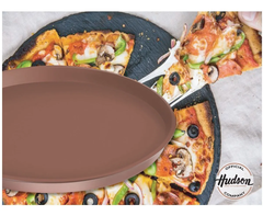 Pizzera 35 Hudson Antiadherente Color Asadera Molde Horno - tienda online