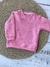 Buzo con cuello redondo rosa - buy online