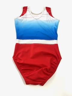 0047 MALLA LYCRA SUBLIMADA Y LYCRA ROJA CON STRASS NACIONALES - comprar online