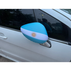 CUBRE ESPEJOS ARGENTINA-FUNDA PARA ESPEJOS BANDERA ARGENTINA en internet