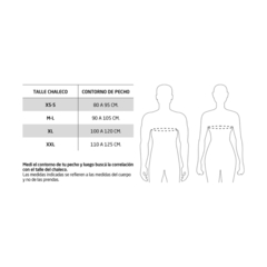 WEIS - CHALECO FLEX 2+5 L / 240 G - ciudadmagicaindumentaria