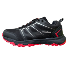 Zapatilla Trail Goodyear Art.8733 negro/rojo