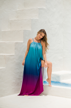 Vestido Capri Degradê Azul