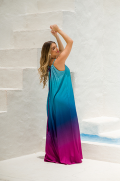 Vestido Capri Degradê Azul na internet