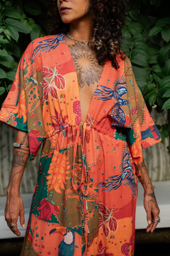 Vestido Dalia Estampa Tropical - comprar online