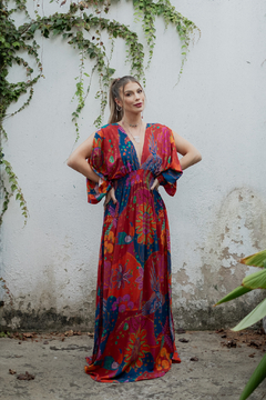 Vestido Bali Tropical Rosa - comprar online
