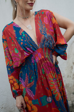 Vestido Bali Tropical Rosa - loja online