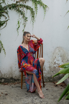 Vestido Bali Tropical Rosa - loja online