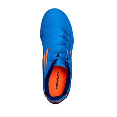 BOTIN PENALTY FUTBOL 5 SPEED KIDS AZUL MARINO NARANJA - sommerdeportes