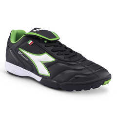 Imagen de BOTIN DIADORA FUTBOL 5 CLASICO NEGRO VERDE