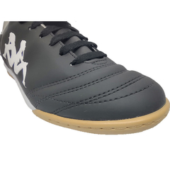 BOTIN KAPPA FUTSAL PAOLO COURT BLACK GREY - sommerdeportes