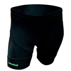 CALZA CICLISTA VAIRO SLIDE DAMA NEGRO VERDE - tienda online