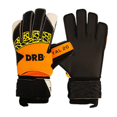 GUANTE ARQUERO DRB ROYAL 20 PRO JR NEGRO NARANJA