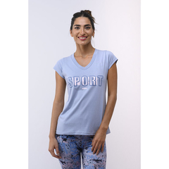 REMERA WINKEL DAMA WEAR ALGODÓN CELESTE