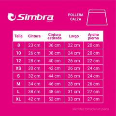 POLLERA CON CALZA HOCKEY SIMBRA MARINO - sommerdeportes