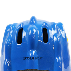 CASCO CICLISMO INFANTIL COCODRILO AZUL - comprar online