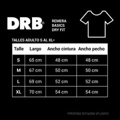 REMERA DRB BASICS CABALLERO DRY NEGRO en internet