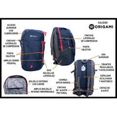 MOCHILA ORIGAMI MAUI 20LTS - tienda online