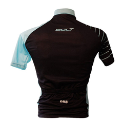 REMERA CICLISMO DRB BOLT NEGRO TURQUESA - tienda online