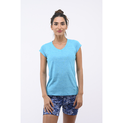 REMERA WINKEL DAMA BONA ALGODON TURQUESA