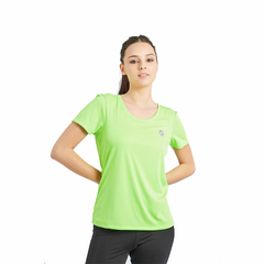 REMERA DAMA DRY SNAUWAERT NET VERDE