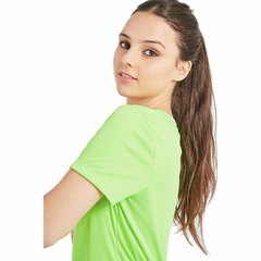 REMERA DAMA DRY SNAUWAERT NET VERDE - sommerdeportes