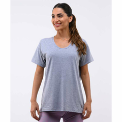 REMERA DAMA ALGODON WINKEL AVENTINO GRIS MELANGE