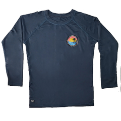 REMERA PROTECCION UPF +50 HOMBRE AZUL BEACH LOVER - tienda online